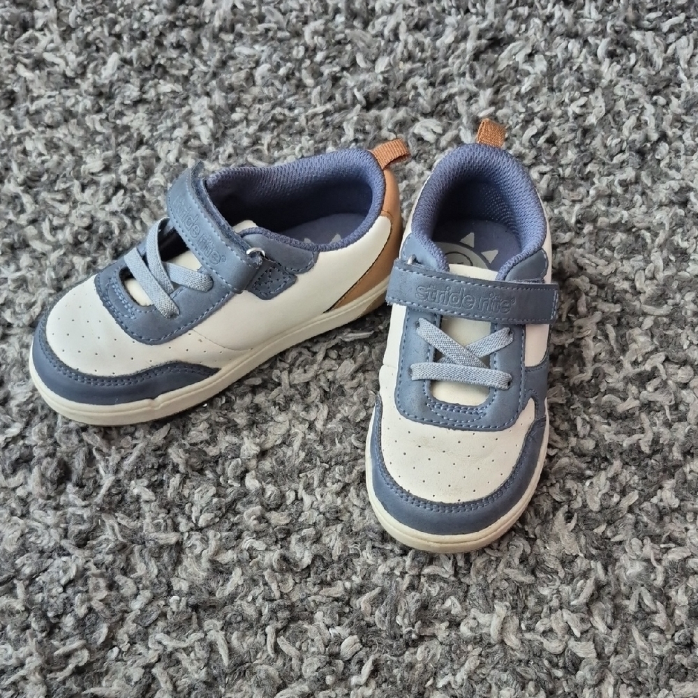 Stride Rite Kids' Navy and White Sneakers